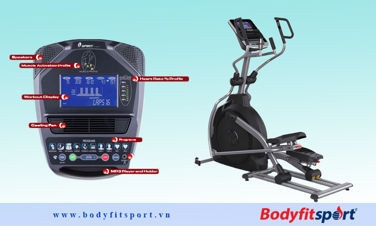 Xe trượt tuyết SPIRIT Perfect Cardio XE-295