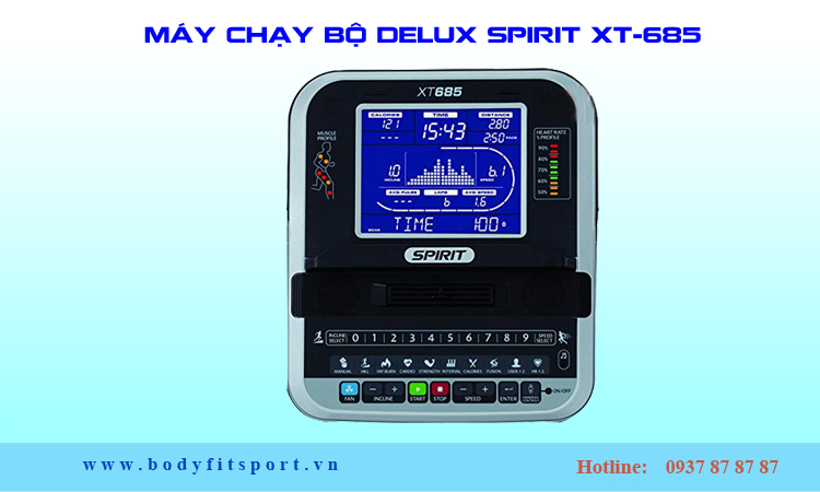 Máy chạy bộ Delux Spirit XT-685